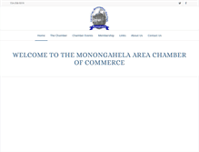 Tablet Screenshot of monongahelaareachamber.org